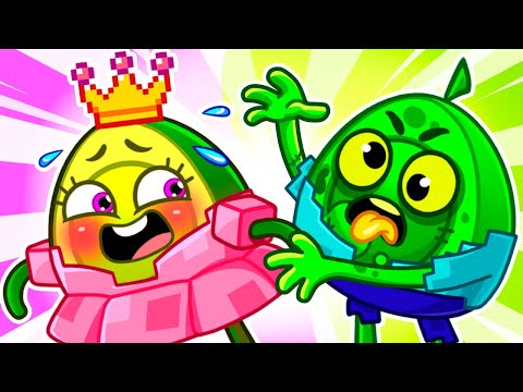 🧟Zombie VS Princess 👸 Zombie is Coming Song 😱 || VocaVoca Karaoke 🥑🎶