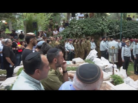 Hundreds of mourners attend funeral of Israeli soldier killed in battle with Hamas militants