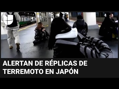 Las im&aacute;genes y los testimonios tras el poderoso terremoto de magnitud 7.6 en Jap&oacute;n