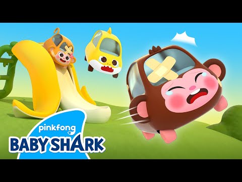 Five Little Monkeys Jumping on the Bed | Baby Shark Toy Car | Kids Best Song | Baby Shark Official