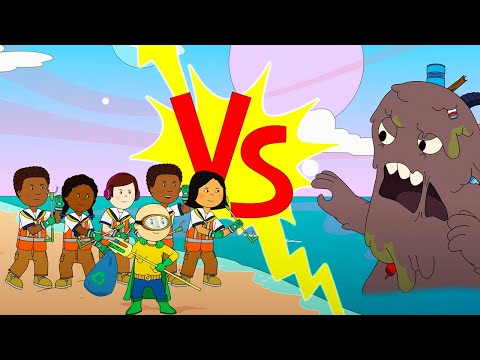 Caillou and Friends vs Monster | Caillou Cartoon