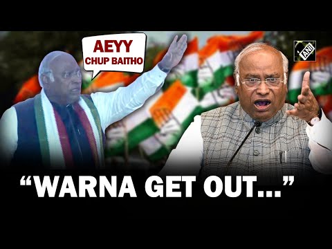 &ldquo;Get out&hellip;&rdquo; Kharge loses his cool, asks Congress supporters to leave rally in Karnataka