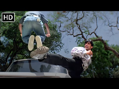 सुनील शेट्टी ने सोनाली बेंद्रे को गुंडों से बचाया - Sunil Shetty - Action Scenes - Best Scenes