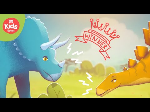 Triceratops or Stegosaurus? ? | Dino Dome | ABC Kids listen