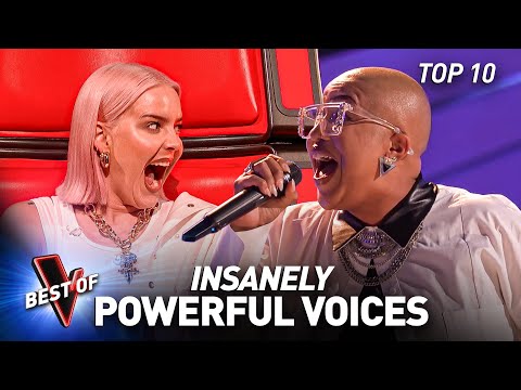 POWERHOUSE Singers Who SHOCKED The Coaches of The Voice | Top 10