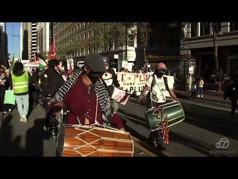 Thousands protest APEC summit in San Francisco