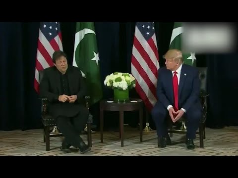 Watch Trump's reaction as Imran Khan talks about India, Afghanistan, Iran