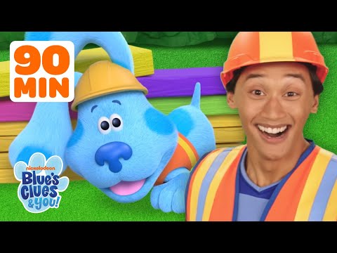 Blue and Josh Build a Treehouse 🏡 w/ Magenta! | 90 Minutes | Blue's Clues and You!