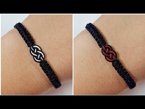 DIY Pulseras de hilo f&aacute;cil nudo MARINERO | Easy Bracelet | Pulseras de Moda ✔️