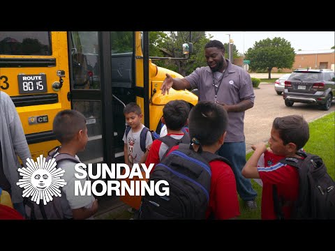 A school bus driver's special delivery