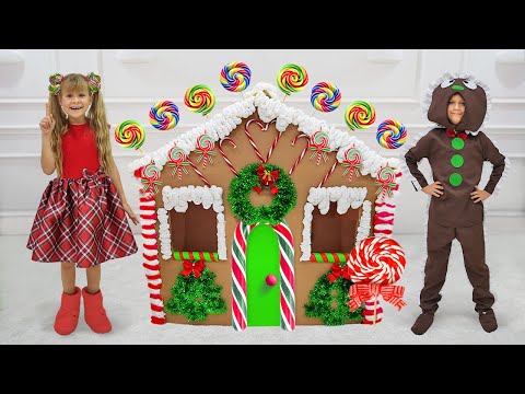 Diana and Roma The Gingerbread Man House | Christmas Story