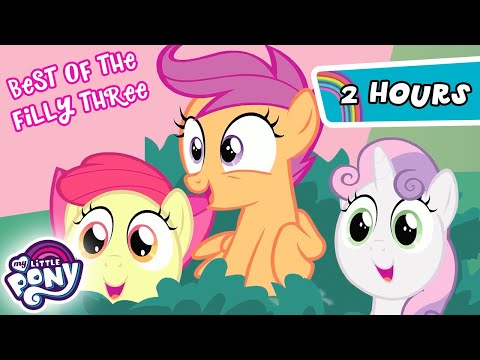 My Little Pony: Friendship is Magic | FILLY THREE👧👧👧 | BEST Episodes | 2 Hours