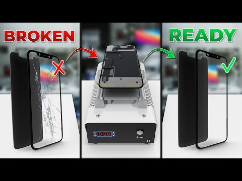 How to SEPARATE the Glass from ANY LCD with a 3 in 1 QianLi Screen Separator