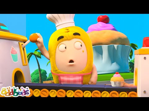 How Much Cake Is Too Much Cake? | Oddbods - Food Adventures | Cartoons for Kids