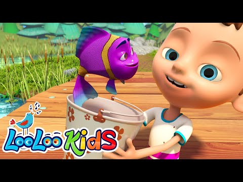 🎣 Once I Caught a Fish Alive Fishing Fiesta | LooLoo Kids 2-Hour Sing-Along Special 🐟🎤