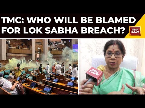 Watch TMC Leader Shashi Panja Slam BJP Over Lok Sabha's Massive Security Breach | India Today News