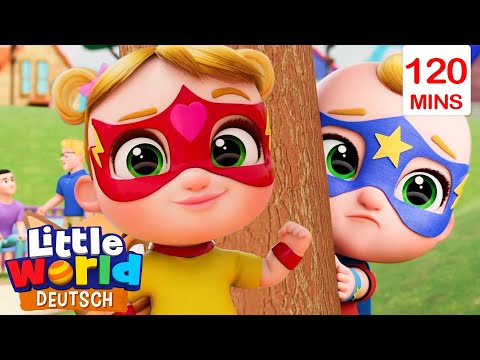 Kleine Superhelden | Kinderlieder f&uuml;r Kleinkinder | Little World Deutsch