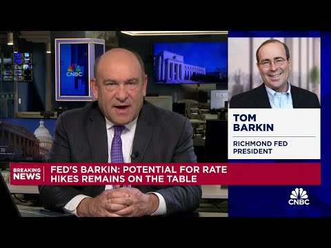 Richmond Fed Pres. Barkin: Soft landing increasingly conceivable, bur rate hikes remain on the table