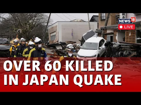 Japan Earthquake News LIVE | Over 60 Killed In Japan Quake LIVE | Japan Earthquake Death Toll Rises