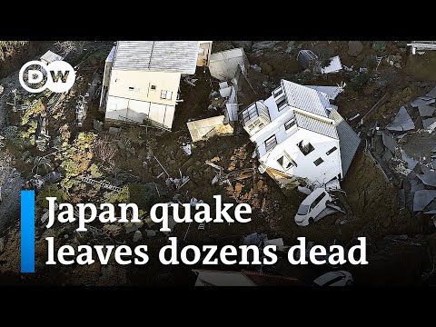 Rescuers 'battle against time' after series of earthquakes hit Japan | DW News