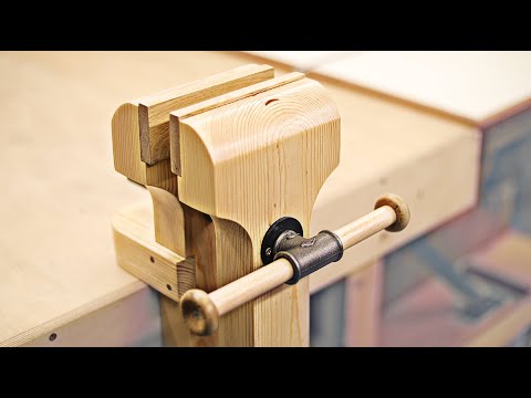 How To Make Bench Vise || DiY Bench Vise Using Hand Tools