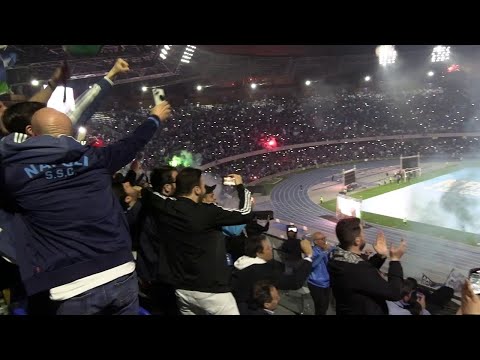 Scudetto Napoli, l'urlo della citt&agrave; al fischio finale: il boato dallo stadio ai Quartieri Spagnoli