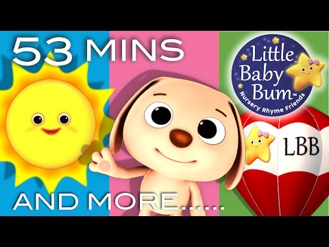 Mr Sun, Mr Golden Sun | Plus Lots More Nursery Rhymes | 53 Minutes Compilation from LittleBabyBum!