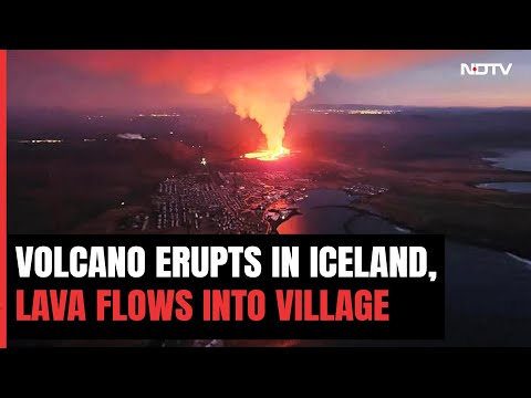 Volcano Lava Flows Into Iceland Village, Engulfs 3 Homes