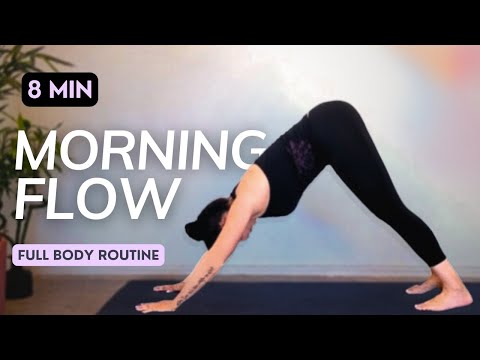 10 MIN MORNING YOGA FLOW I Wake Up &amp; Feel Good I No Talking