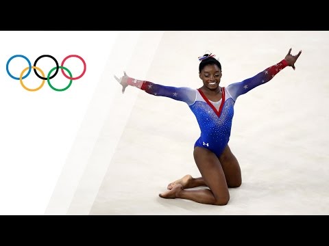 Biles wins gold in Floor Final