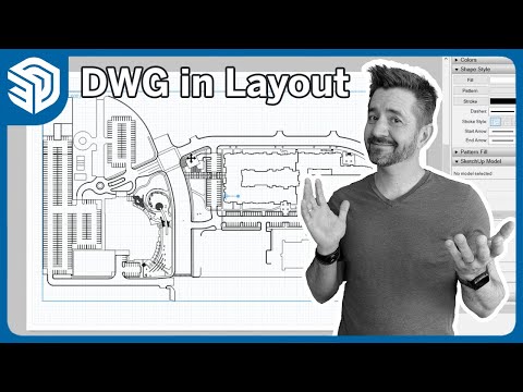 Referenced DWG Files in LayOut?