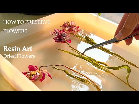 Resin Crafts | How to Preserve Flowers | Epoxy Resin Art | Teexpert Resin Tutorial | Deep Pour Resin