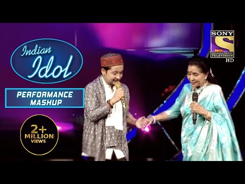 Pawandeep और Asha ताई ने &quot;Yeh Raaten Yeh Mausam&quot; पर किया Dance | Indian Idol | Performance Mashup