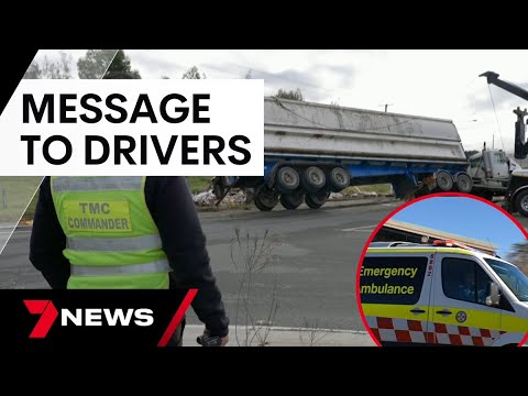 Road users asked to think of our first responders this holiday season | 7 News Australia