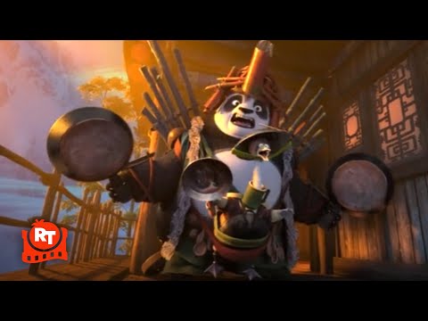 Kung Fu Panda 3 - Double Dad Defense Scene