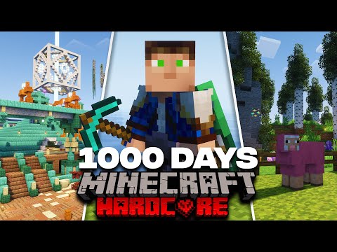 I Survived 1,000 Days in Minecraft Hardcore [Full Movie]