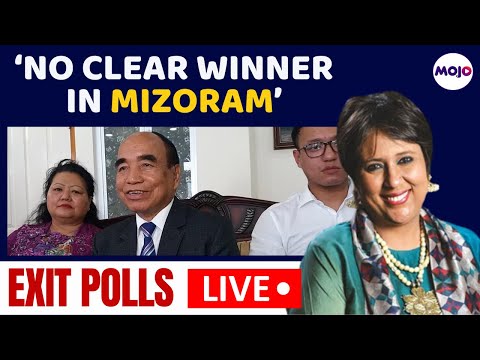 Barkha Dutt LIVE |  Hung Assembly Likely In Mizoram, Predict 2 Exit Polls | ZPM Sweep: Axis My India