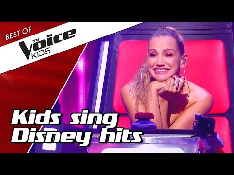 TOP 10 | Kids sing BEST DISNEY SONGS in The Voice Kids