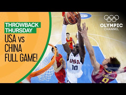 USA v China - Beijing 2008 - Basketball Replays | Throwback Thursday