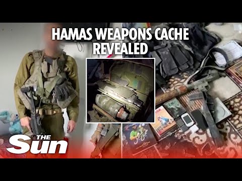 Israel Hamas War: Israeli forces uncover weapons cache in Hamas home