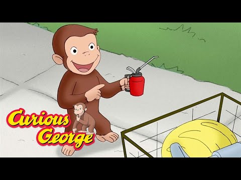 George Fixes a Bike 🐵 Curious George 🐵 Kids Cartoon 🐵 Kids Movies