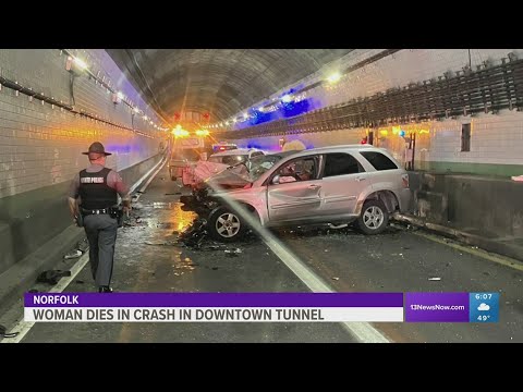 Driver killed in suspected DUI crash in Norfolk's Downtown Tunnel