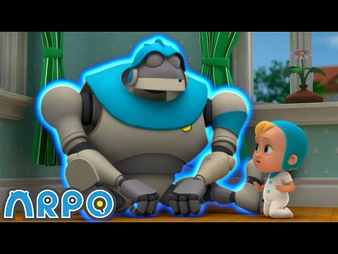 Up is the New Down | Baby Daniel and ARPO The Robot | Funny Cartoons for Kids