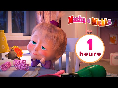 Masha et Michka 👱&zwj;♀️🤗 La maison &agrave; l'envers 🏠🤯 Compilation 8⏱1 heure 👱&zwj;♀️ Masha and the Bear