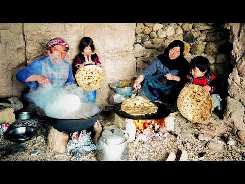 Living In A Cave With The Cold of Winter | Life In 2000 Years Ago | Village Life of Afghanistan