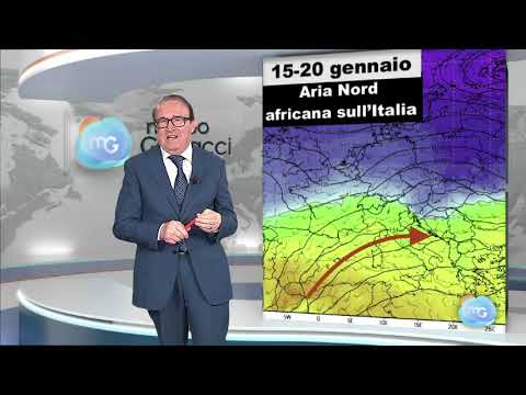 Tendenza Meteo fino al 25 Gennaio. Tra un periodo freddo e una fase pi&ugrave; mite e piovosa