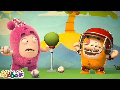 Coconut Shy | Oddbods - Food Adventures | Cartoons for Kids