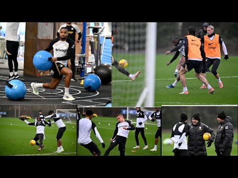 CHELSEA TRAINING AHEAD OF FA CUP CHELSEA V PRESTON🔥