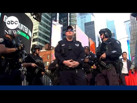 NYPD preps security operation ahead of Times Square ball drop