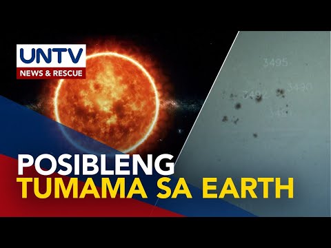 Sunspots na maaaring magdulot ng geomagnetic storm, makakaapekto sa Earth &ndash; PAGASA